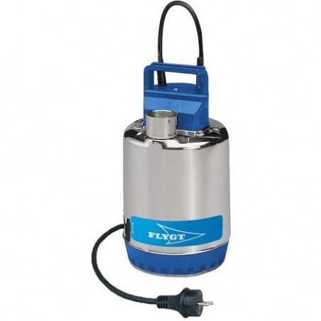 Pompe vide cave Flygt Steelinox SXM3SG 0,55 kW jusqu'à 13,5 m3/h monophasé 220V