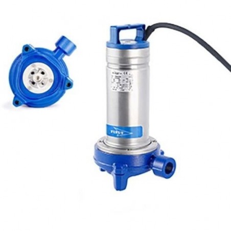 Pompe eau usée Flygt Delinox DXG2511 1,1 kW avec broyeur jusqu'à 7 m3/h triphasé 380V