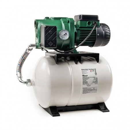 Surpresseur 60L DAB AQUAJETGWS10260M - Réservoir horizontal à diaphragme avec pompe a eau 0,75 kW jusqu'à 3,6 m3/h monophasé 220V