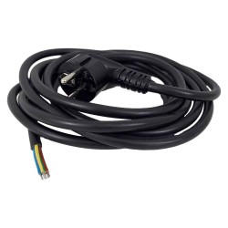Câble H07RNF 3G1,5mm² - Longueur 3m avec fiche moulée mâle
