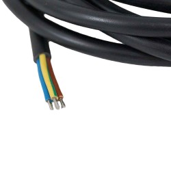 Câble H07RNF 3G1,5mm² - Longueur 3m avec fiche moulée mâle