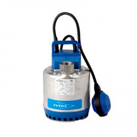 Pompe vide cave Flygt Steelinox SXM2SG 0,25 kW jusqu'à 8,1 m3/h monophasé 220V