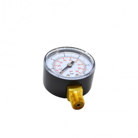 Manomètre sec Radial 0 - 6 bars 1/4" Ø50
