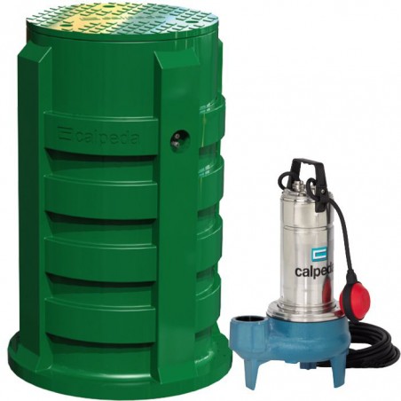 Station de relevage Calpeda CALIDOM2000GQVM5013PA 1,10 kW eau chargée jusqu'à 36 m3/h monophasé 220V