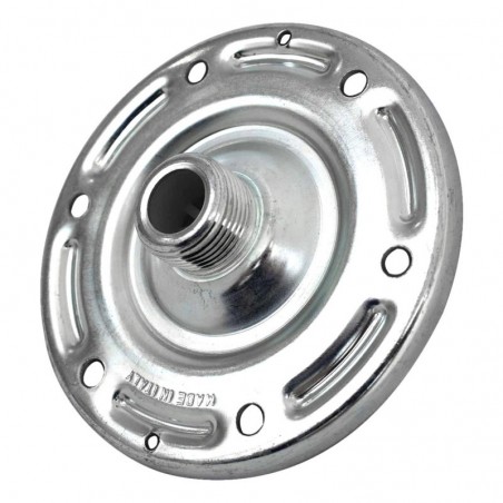 Contre bride acier galvanisé pour réservoir à vessie de 24 à 150L - diamètre 145mm - 3/4'' M