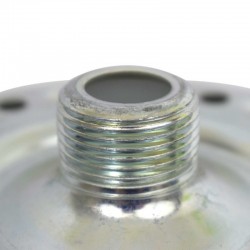 Contre bride acier galvanisé pour réservoir à vessie de 24 à 100L - diamètre 145mm - 3/4'' M