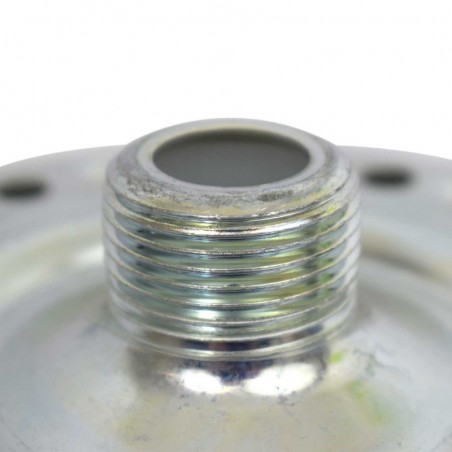 Contre bride acier galvanisé pour réservoir à vessie de 24 à 150L - diamètre 145mm - 3/4'' M