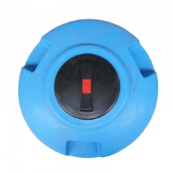 Cuve récupérateur eau de pluie 1000 litres - Cuve polyéthylène aérienne bleue - Vertical