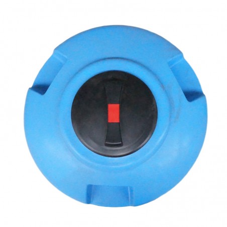 Cuve récupérateur eau de pluie 1000 litres - Cuve polyéthylène aérienne bleue - Vertical