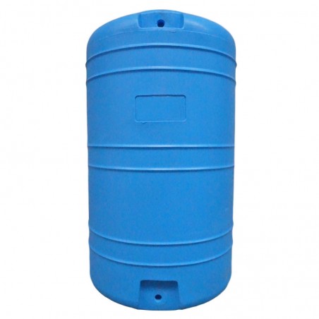 Cuve récupérateur eau de pluie 1000 litres - Cuve polyéthylène aérienne bleue - Vertical