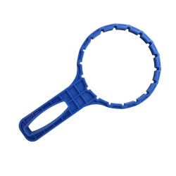 Porte filtre à eau 3P 9''3/4 - 26/34 - Bol transparent - Insert laiton 1"