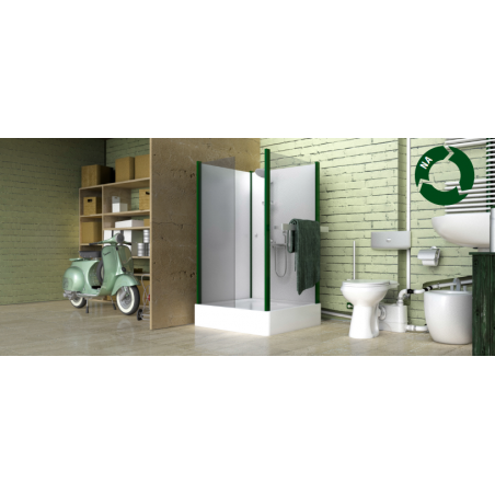 DAB GENIX Comfort 130 - Broyeur WC silencieux 4 entrées