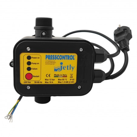 Presscontrol Jetly avec prise normalisée pour pompe - Jusqu'à 10 bars 220V