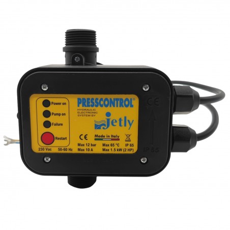 Presscontrol Jetly avec prise normalisée pour pompe - Jusqu'à 10 bars 220V
