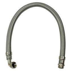 Flexible coudé Ø24mm raccordement Mâle droit 1'' - Femelle coudé 1'' Longueur 60cm