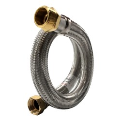 Flexible droit Ø24mm raccordement Mâle - Femelle 1'' Longueur 100cm