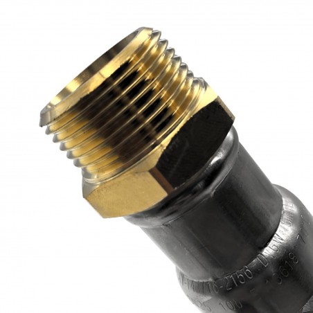 Flexible droit Ø24mm raccordement Mâle - Femelle 1'' Longueur 100cm