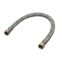 Flexible droit Ø24mm raccordement Femelle - Femelle 1'' Longueur 80cm
