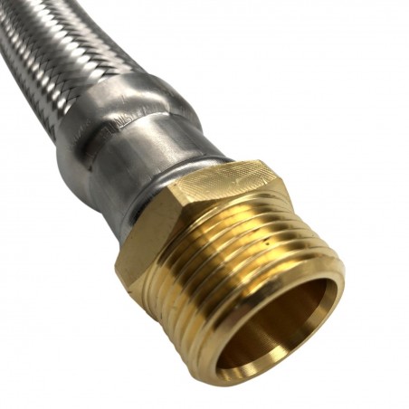 Flexible droit Ø13mm raccordement Mâle - Femelle 3/4'' Longueur 50cm