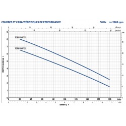 Pompe de relevage Pedrollo Top Vortex GM jusqu'à 10,8 m3/h monophasé 220V