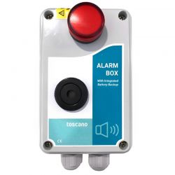 Boîtier alarme sonore 90dB + voyant mono 230V pour pompe et station de relevage