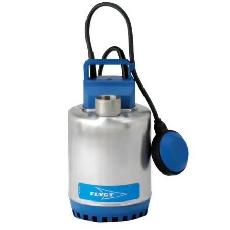 Pompe vide cave Flygt Steelinox SXM2 0,25 kW jusqu'à 8,1 m3/h monophasé 220V
