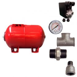 Kit réservoir vessie ZILMET horizontal 200L - 1"