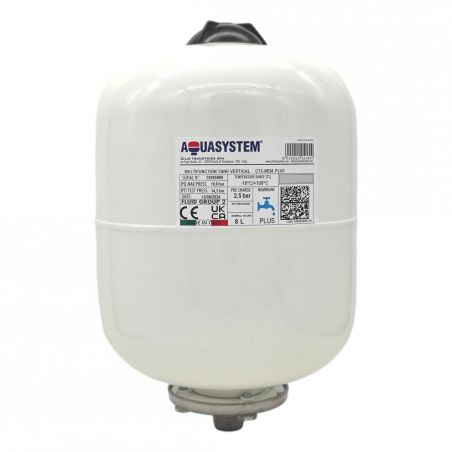 Réservoir sphérique à vessie BUTYL haute qualité AR+ 12L AQUASYSTEM