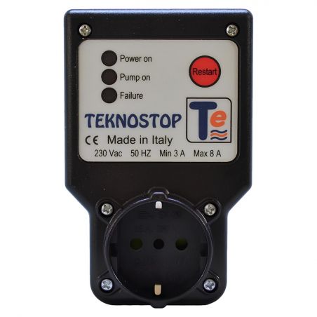 Protection contre le manque d'eau pour pompe de surface 230V monophasé jusqu'a 8A