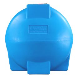 Cuve récupération eau de pluie 750L - Réservoir aérien horizontal bleu - Polyéthylène - ELBI CHO