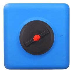 Cuve récupération eau de pluie 200L - Réservoir aérien cubique bleu - Polyéthylène - ELBI CB