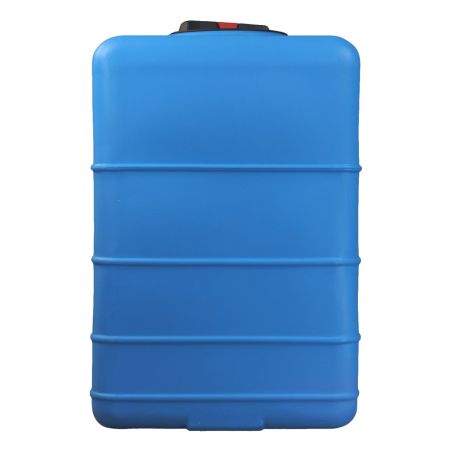 Cuve récupération eau de pluie 500L - Réservoir aérien cubique bleu - Polyéthylène - ELBI CBA