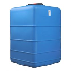 Cuve récupération eau de pluie 500L - Réservoir aérien cubique bleu - Polyéthylène - ELBI CBA