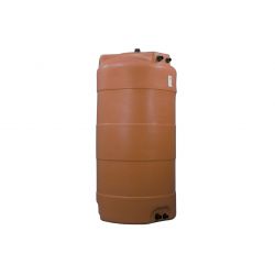 Cuve récupération eau de pluie 500L - Réservoir aérien vertical Terracotta - Polyéthylène - ELBI CV