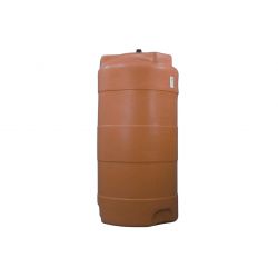 Cuve récupération eau de pluie 13000L - Réservoir aérien vertical Terracotta - Polyéthylène - ELBI CV