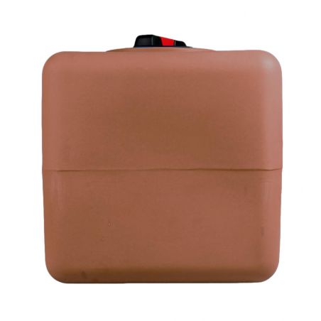 Cuve récupération eau de pluie 200L - Réservoir aérien cubique Terracotta - Polyéthylène - ELBI CB