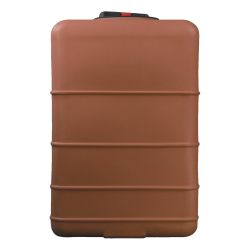 Cuve récupération eau de pluie 500L - Réservoir aérien cubique Terracotta - Polyéthylène - ELBI CBA