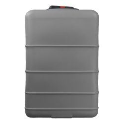 Cuve récupération eau de pluie 500L - Réservoir aérien cubique Gris - Polyéthylène - ELBI CBA