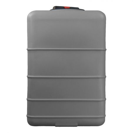 Cuve récupération eau de pluie 500L - Réservoir aérien cubique Gris - Polyéthylène - ELBI CBA