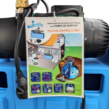 Gestionnaire eau de pluie PILOTUS 25L ACTIVE-JETCOM - 230V