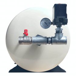 Kit réservoir à diaphragme PWB 24L horizontal Challenger - 10 bars - 1"