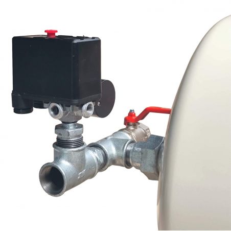 Kit réservoir à diaphragme PWB 80L horizontal Challenger - 10 bars - 1"