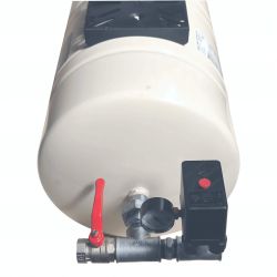 Kit réservoir à diaphragme PWB 60L horizontal Challenger - 10 bars - 1"