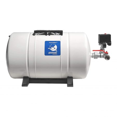 Kit réservoir à diaphragme PWB 100L horizontal Challenger - 10 bars - 1"