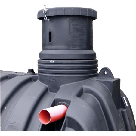 Cuve enterrée 3000L récupération eau de pluie - Système complet - ELBI CU3000 RAIN BASIC