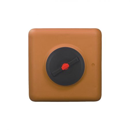 Cuve récupération eau de pluie 300L - Réservoir aérien cubique Terracotta - Polyéthylène - ELBI CB