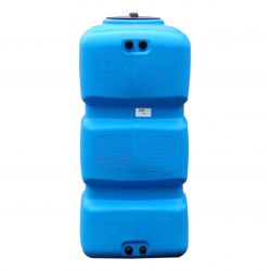 Cuve récupération eau de pluie 800L - Réservoir aérien compact bleu - Polyéthylène - ELBI CPN