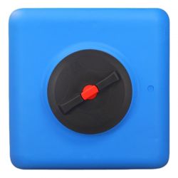 Cuve récupération eau de pluie 500L - Réservoir aérien cubique bleu - Polyéthylène - ELBI CB