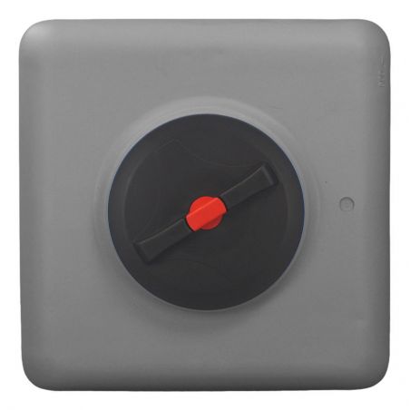 Cuve récupération eau de pluie 100L - Réservoir aérien cubique Gris - Polyéthylène - ELBI CB
