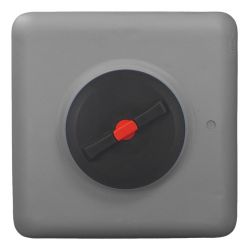 Cuve récupération eau de pluie 500L - Réservoir aérien cubique Gris - Polyéthylène - ELBI CB